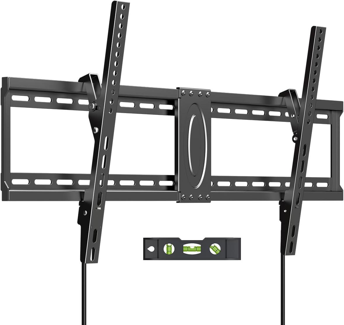 Suptek Tilt TV Wall Mount Bracket for Most 26-60 inch LED, LCD and Plasma TV, Mount with Max 400x400mm VESA and 99lbs Loading Capacity, Fits Studs 16" Apart, Low Profile with Bubble Level