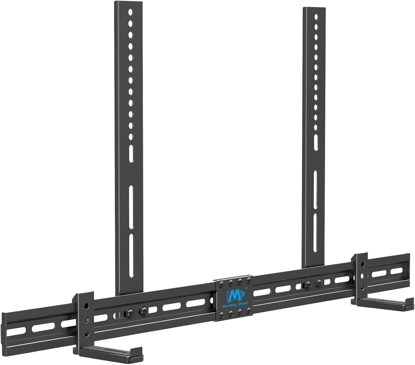 Mounting Dream Universal Sound bar Wall Mount, Soundbar Mounting Bracket Fits Most Samsung, Sonos, Bose, Vizio, Yamaha Soundbar with Holes/Without Holes, up to 20 lbs, Safe and Easy to Install MD5425