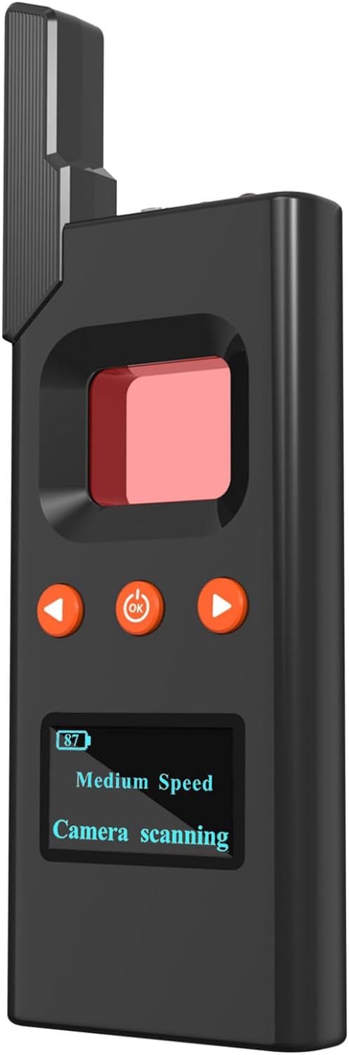 KAXYUYA Camera Finder, Hidden Camera Detector Bug Detector, Tracker Detector, Personal Privacy Protection Device for Car, Hotel, Meeting, Travel