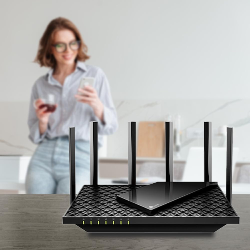 TP-Link Dual-Band BE3600 Wi-Fi 7 Router (Archer BE230) - 4-Stream 3.6 Gbps, 2×2.5G + 3×1G Ports, USB 3.0, 2.0 GHz Quad Core, 6 Antennas, VPN Clients & Server, EasyMesh, HomeShield, MLO, Private IOT