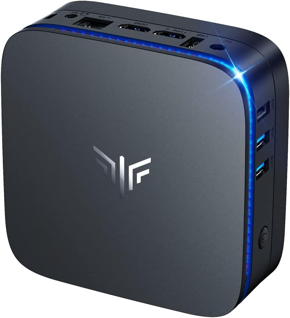 KAMRUI AK1PLUS Mini PC W-11 Pro, 12th Gen N95 Processor (up to 3.4GHz), Mini Desktop Computers with 16GB RAM 512GB M.2 2.5" SSD, Mini Computer Support Dual 4K UHD for Home Business Office