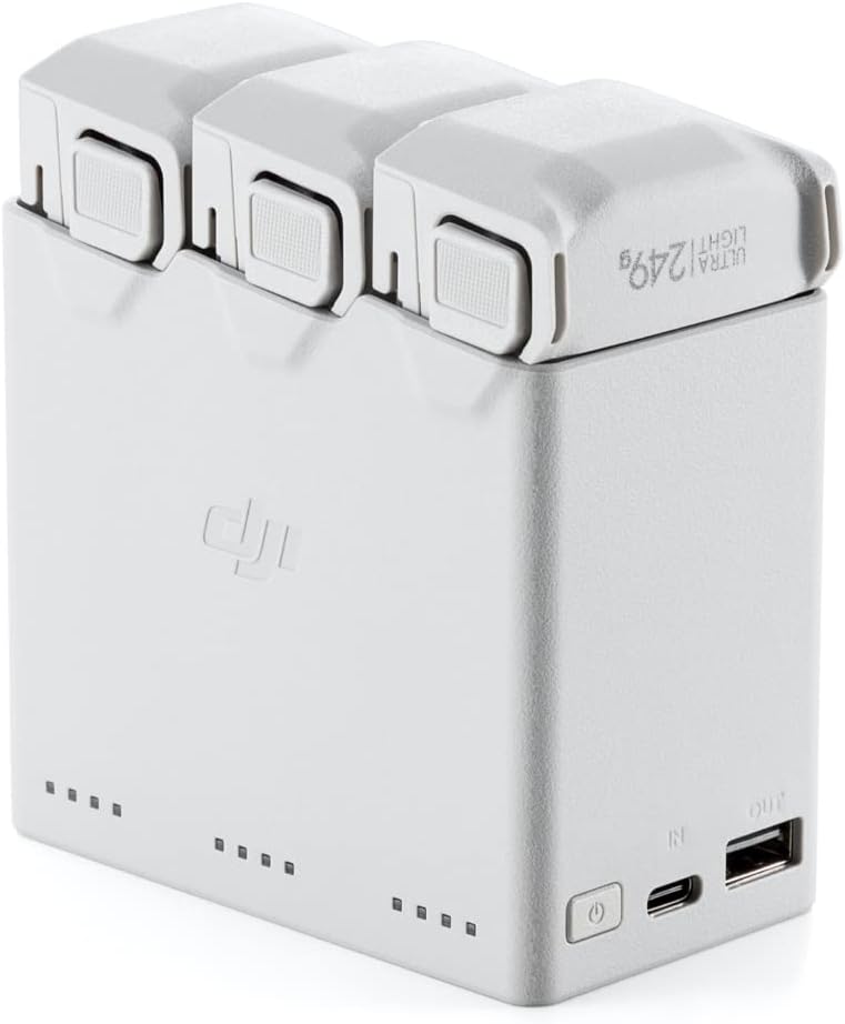 DJI Mini 4 Pro/Mini 3 Series Two-Way Charging Hub, Compatibility: DJI Mini 4 Pro, DJI Mini 3 Pro, DJI Mini 3, White