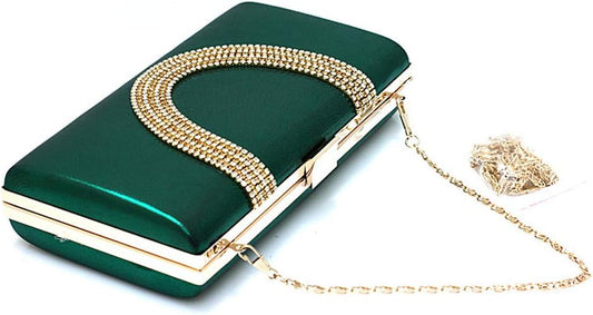 Ankoee Ladies Envelope Clutch Bag Evening Bag Bridal Wedding Bag Handbag Prom Clutches Handbag - PuriLite