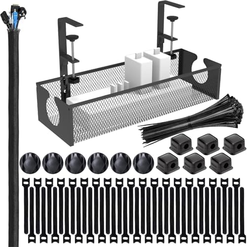 Purilite Select Under Desk Cable Management Tray