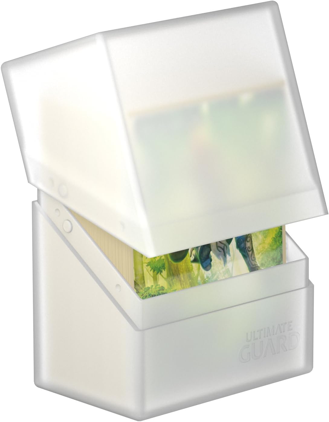 Ultimate Guard Boulder 100+ Classic, Deck Case for 100 Double-Sleeved TCG Cards, Onyx, Secure & Durable Storage for Trading Card Games, Soft-Touch Finish