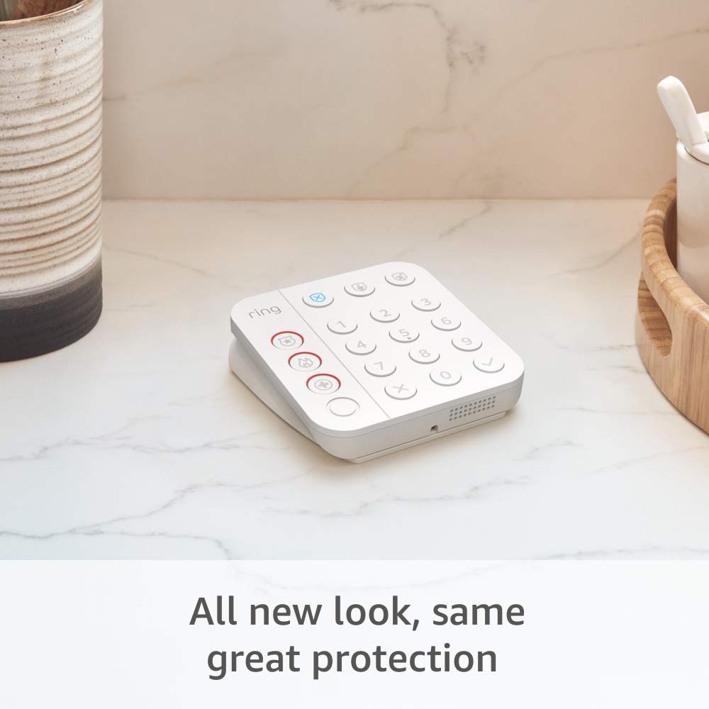Ring Alarm 5-Piece Kit (newest model), home security system with 30-day free Ring Home subscription