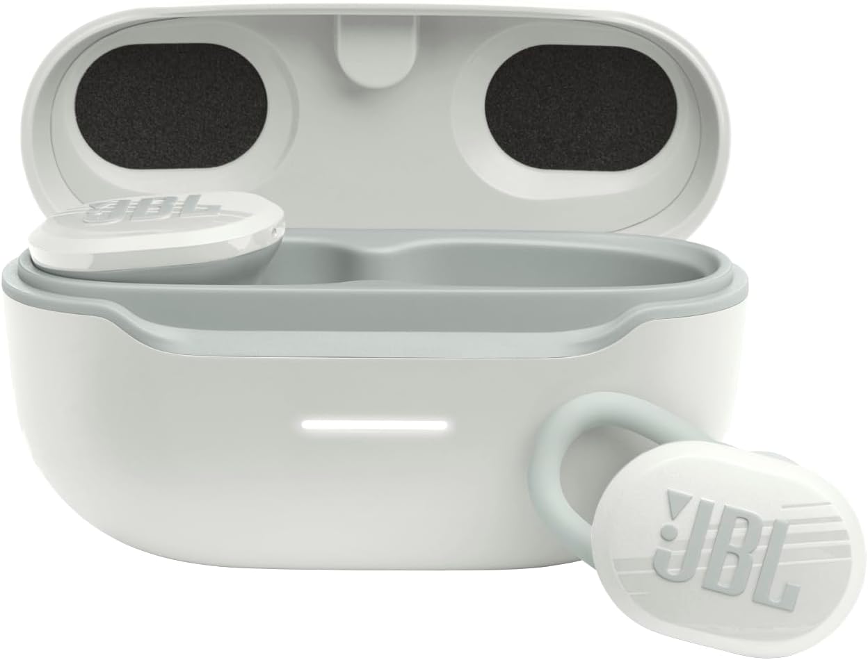 JBL Endurance Race Waterproof True Wireless Active Sport Earbuds, with Microphone, 30H Battery Life, Comfortable, dustproof, Android and Apple iOS Compatible (Black)