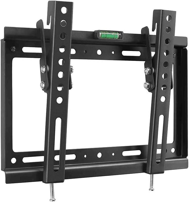 Suptek Tilt TV Wall Mount Bracket for Most 26-60 inch LED, LCD and Plasma TV, Mount with Max 400x400mm VESA and 99lbs Loading Capacity, Fits Studs 16" Apart, Low Profile with Bubble Level
