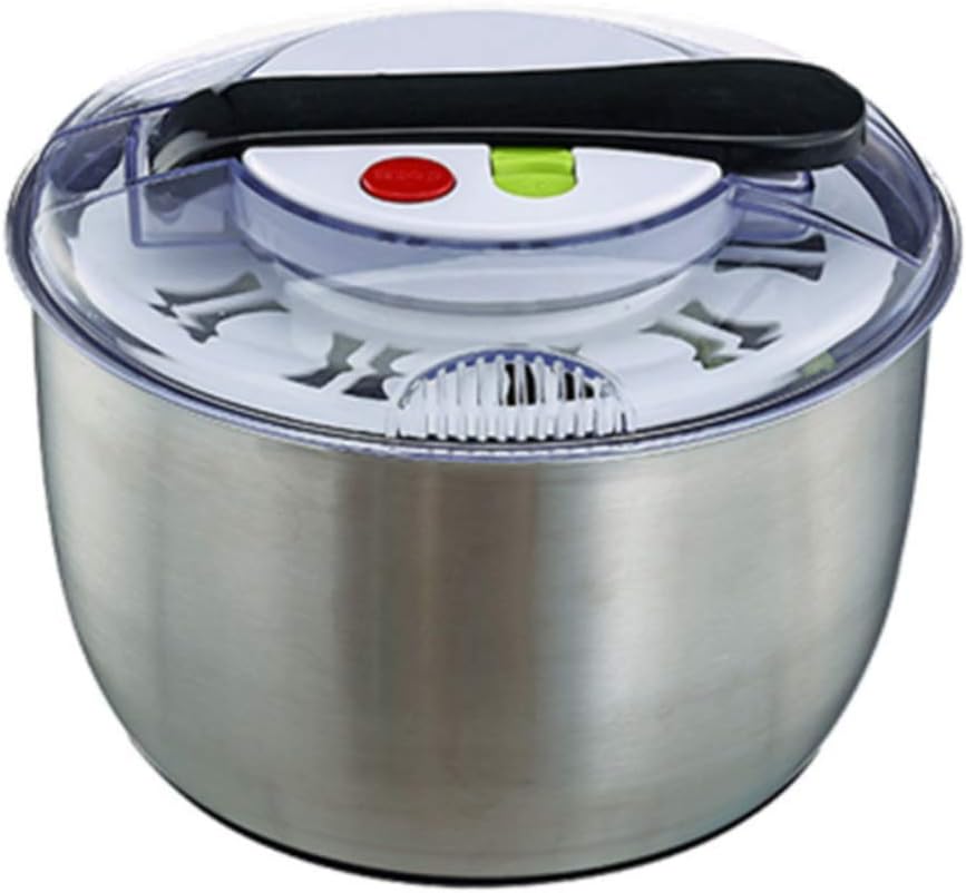 Salad Spinner, Large 5 L, Salad Spinners Best Rated, Lettuce Spinner, Salad Mixer Bowl, Salad Dressing Shaker-Ordinary Style