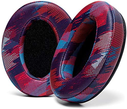 WC PadZ - The Ultimate Upgraded Earpads by Wicked Cushions - Compatible with Audio Technica, HyperX, SteelSeries Arctis & More - Extra Thick - Bigger Opening - Softer Memory Foam | (90s Black)