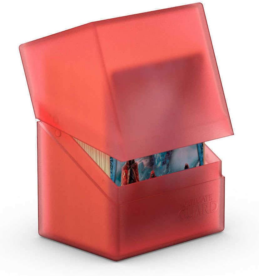 Ultimate Guard Boulder 100+ Classic, Deck Case for 100 Double-Sleeved TCG Cards, Onyx, Secure & Durable Storage for Trading Card Games, Soft-Touch Finish