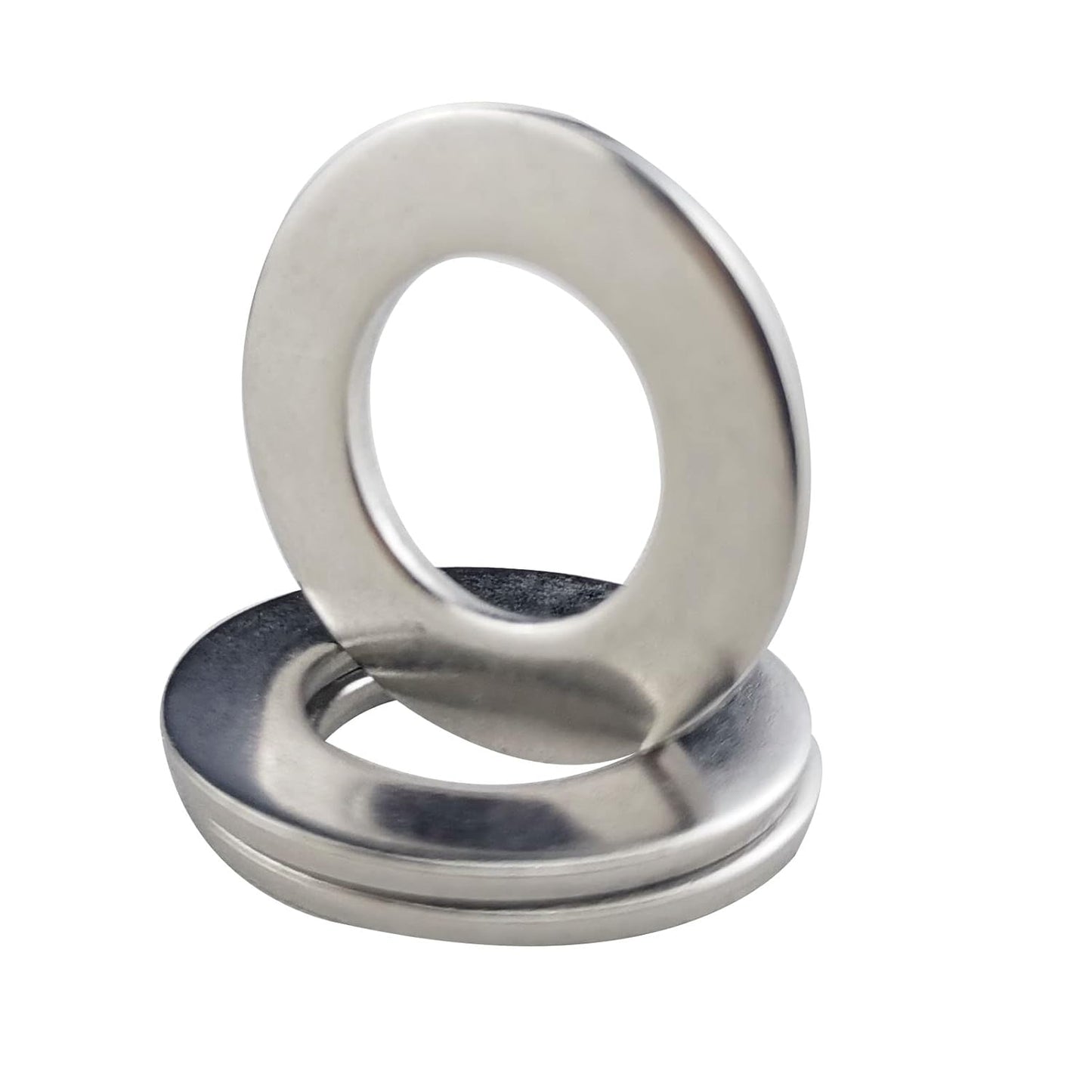 Fajoeda M6 Flat Washers 120Pcs M6 304 Stainless Steel Flat Washer for Bolts Screws, M6 x 12 mm x 1.5 mm