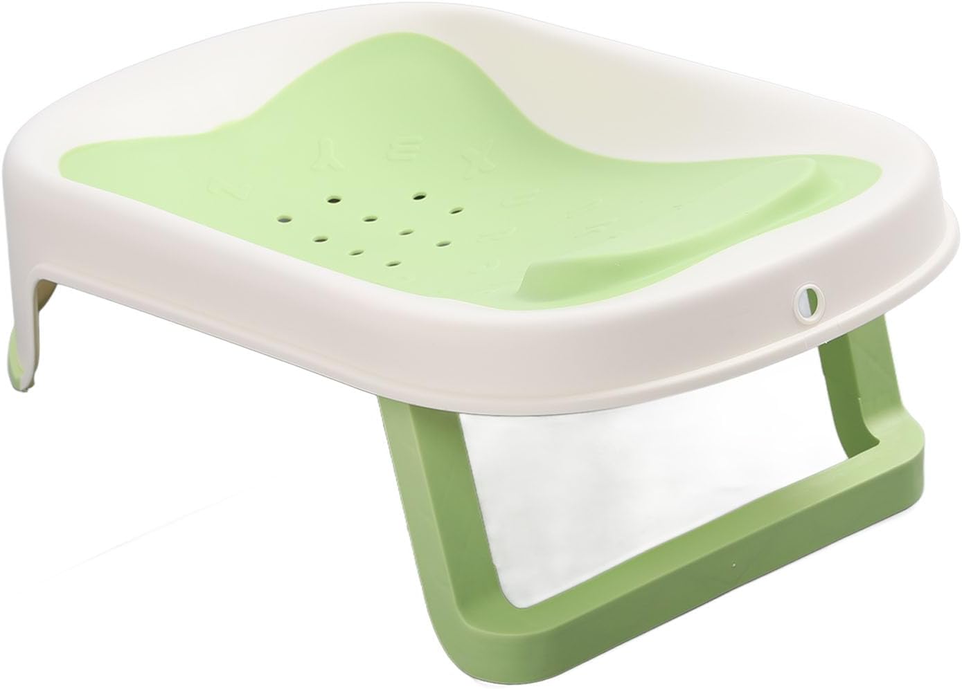 Baby Bather, Clean Rinse Baby Bather with Mesh Holes Non Slip Infant Bathtub Support Newborn Shower Stand for Use on the Counter, in the Sink or in the Bathtub 29.5 X 52cm / 11.6