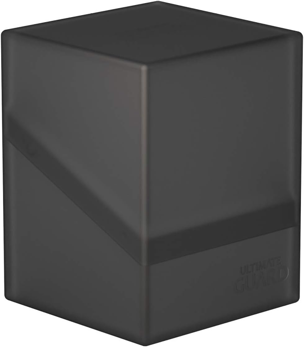 Ultimate Guard Boulder 100+ Classic, Deck Case for 100 Double-Sleeved TCG Cards, Onyx, Secure & Durable Storage for Trading Card Games, Soft-Touch Finish