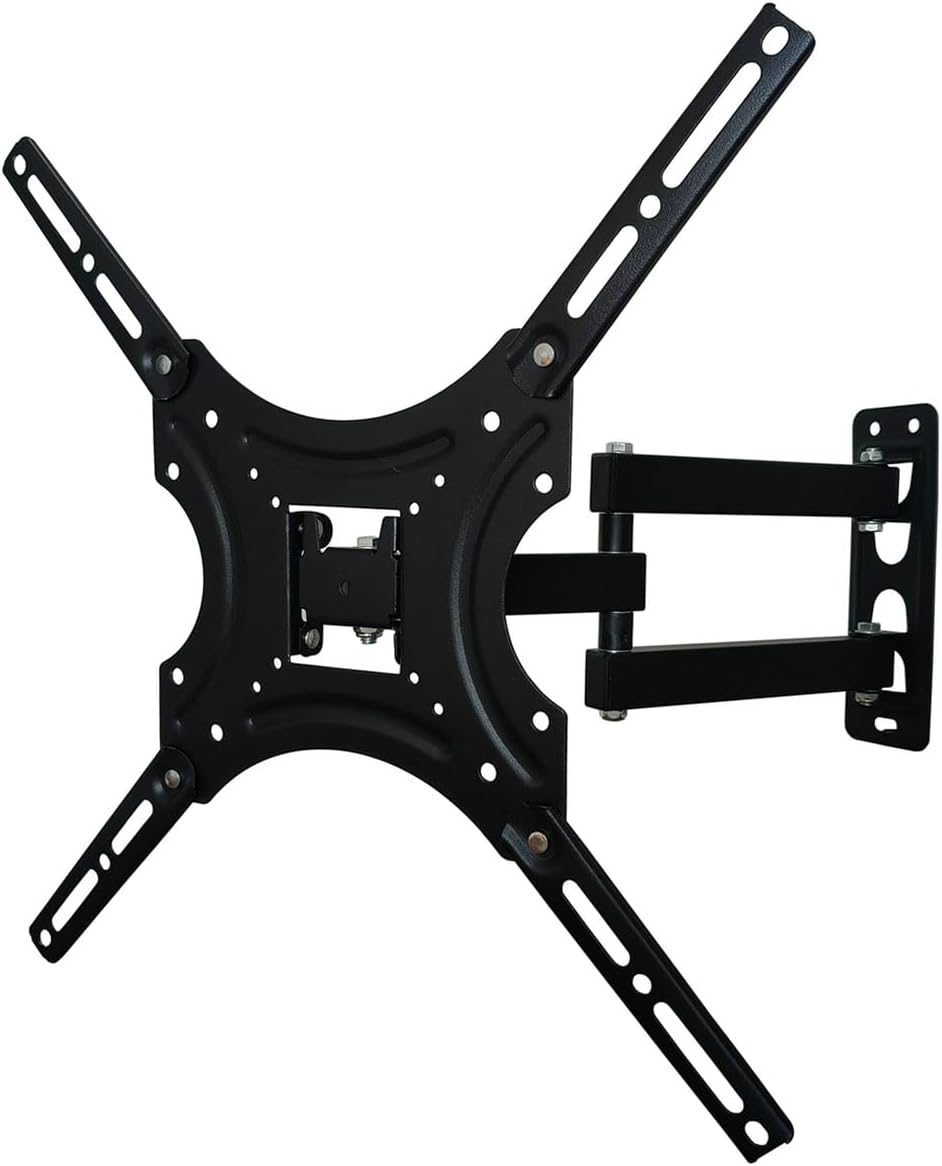 Yuarisx Tilt Swivel TV Wall Mount Full Motion Articulating Bracket for Most 26 30 32 35 37 40 42 45 46 47 50", Some up to 52" 55" Plasma LCD LED Flat Panel Screen TV with VESA up to 400x 400mm