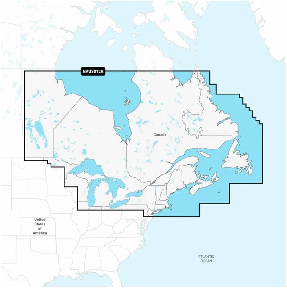 Navionics NAUS012R - Canada, East & Great Lakes - Navionics+