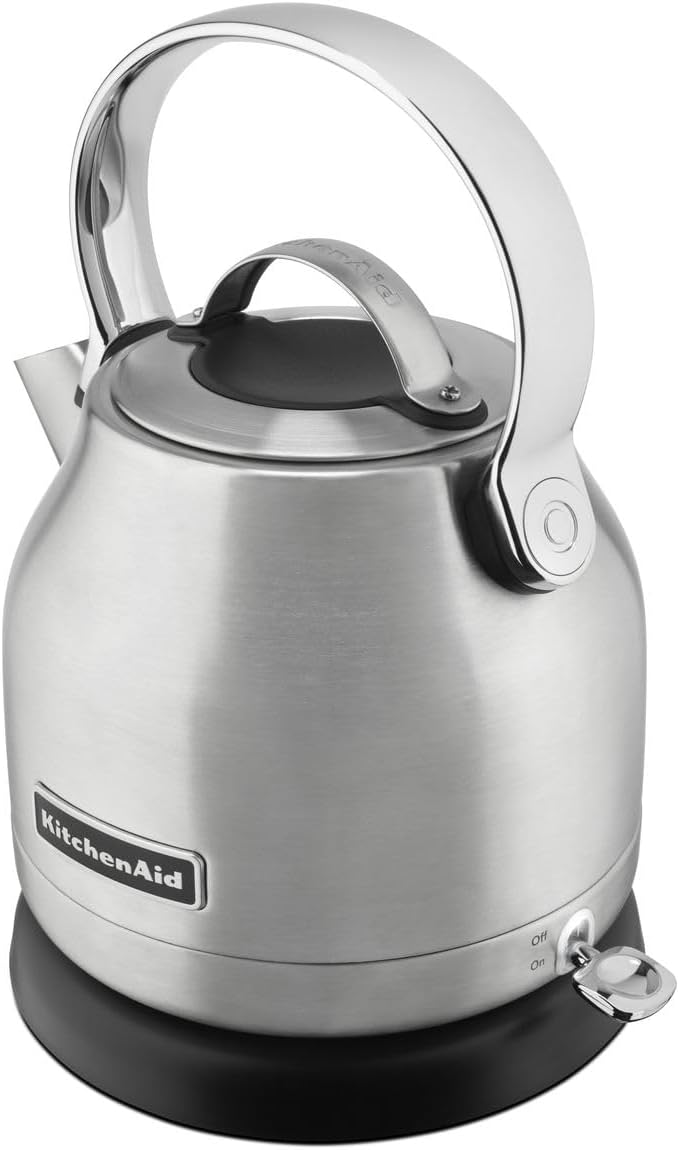 KitchenAid 1.25 L Electric Kettle, Brushed Stainless Steel, KEK1222SX