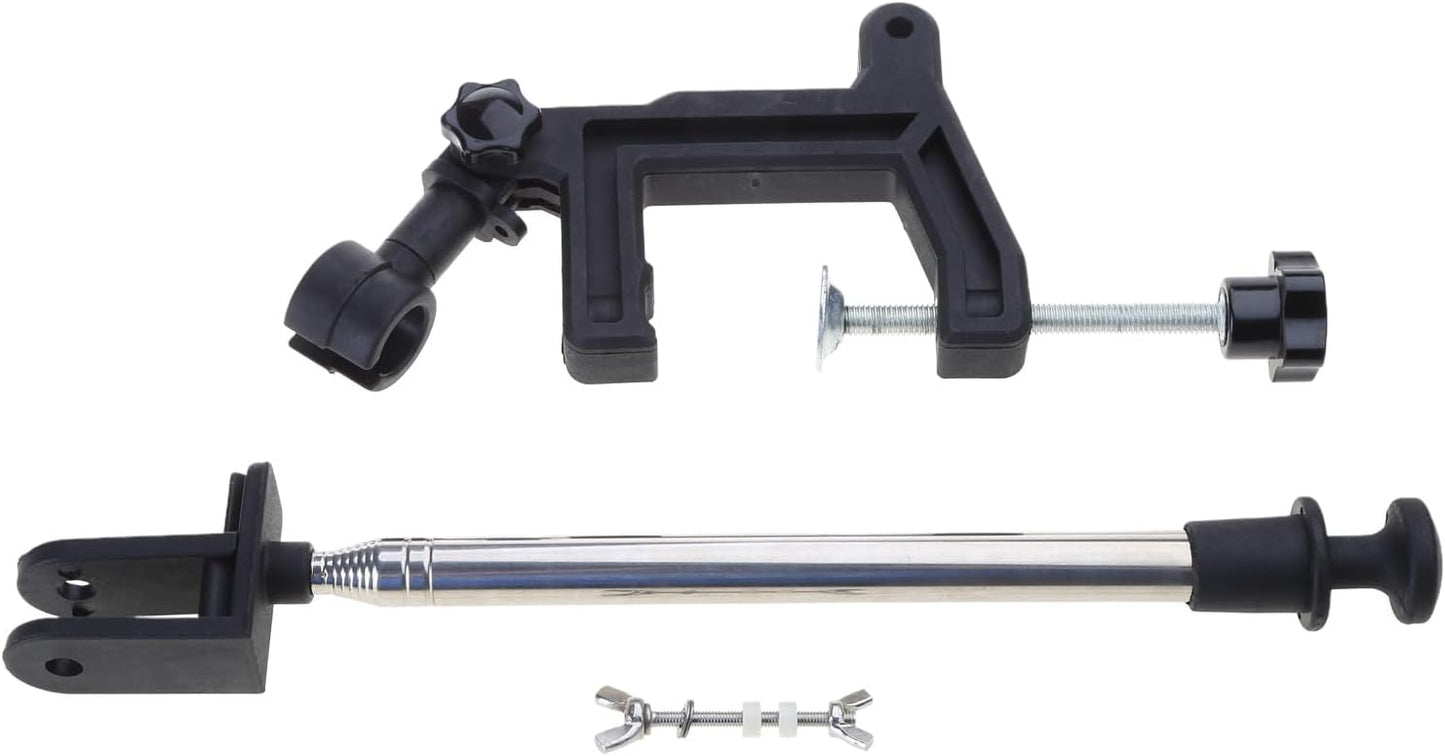 Psdndeww Adjustable Fish Finder Mount Transducer Bracket Telescopic Fishfinder Support Rack Boats Accessorys Easy Installation