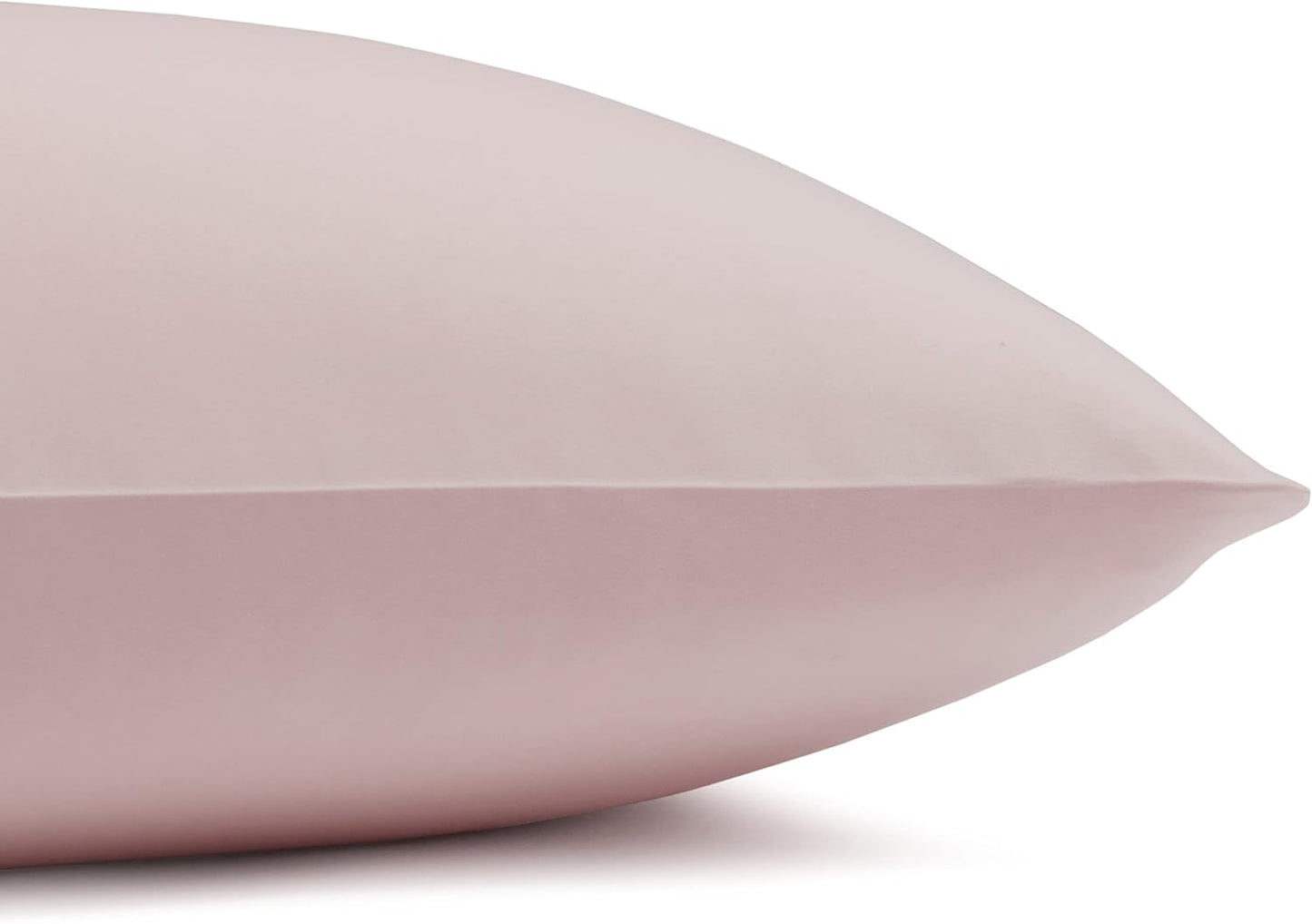 Amazon Basics Lightweight, Breathable Microfiber 4-Piece Bed Sheet Set with 14-Inch Deep Pockets, Full, Blush Pink, Solid