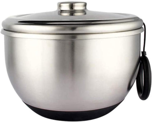 Salad Spinner, Stainless Steel Salad Vegetable Dehydration,Large Capacity Salad Dryer,Household Rotary Kitchen Washing Vegetable and Fruit Water Spinner-A