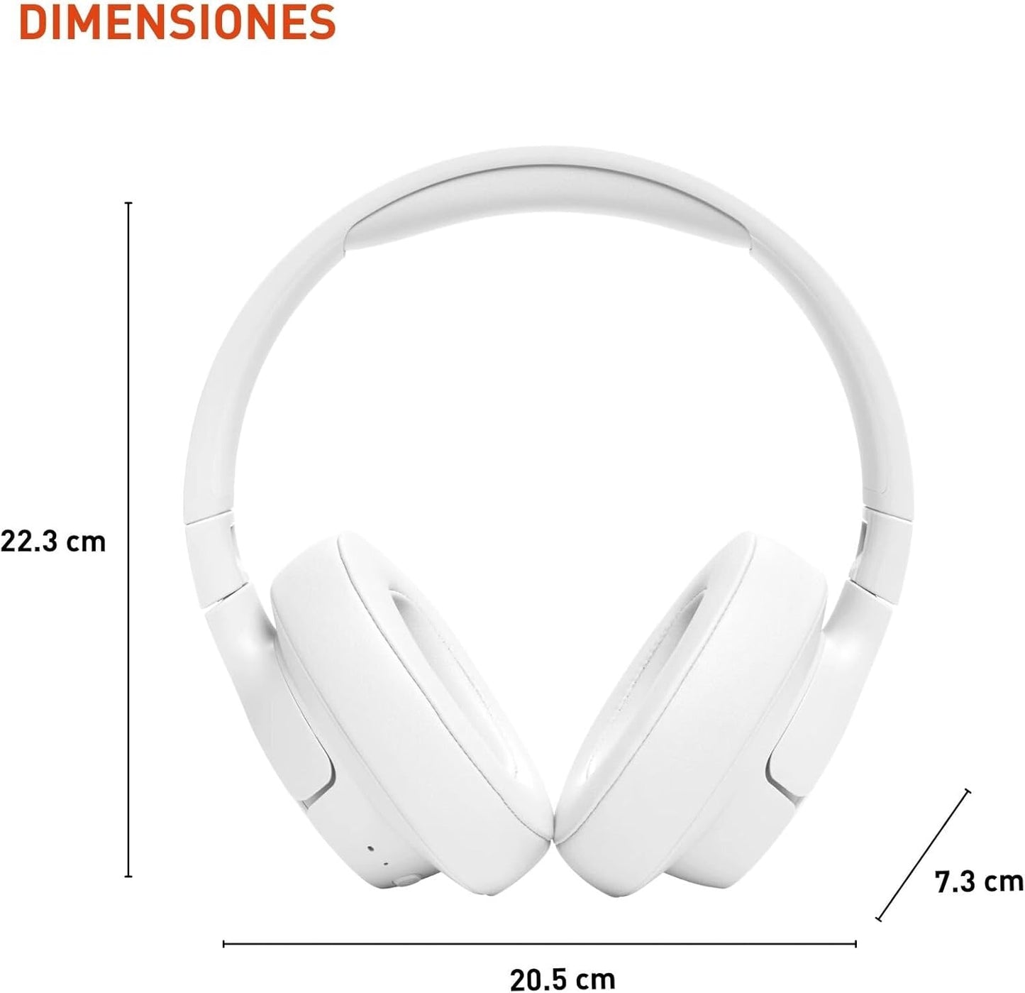 JBL Tune 720BT - Wireless Over-Ear Headphones with JBL Pure Bass Sound, Bluetooth 5.3, Up to 76H Battery Life and Speed Charge, Lightweight, Comfortable and Foldable Design (Purple)