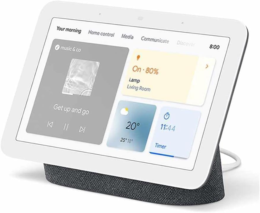Google Nest Hub with Google Assistant - Sand (GA00517-CA)