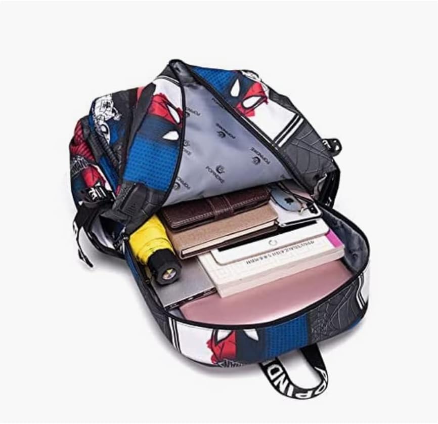 Boys' backpack School Backpack,Stylish backpack with USB port.Laptop Backpack can hold 15.6in Notebook (Red)