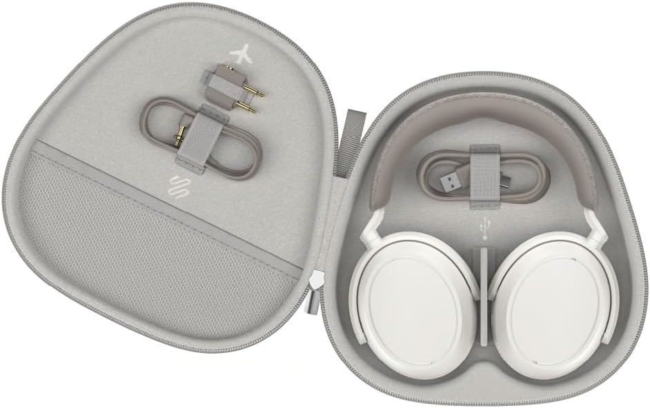 Sennheiser Momentum 4 Wireless Headphones, Bluetooth for Crystal-Clear Calls w/Adaptive Noise Cancellation, 60h Battery Life, Customizable Sound & Lightweight Folding Design, Black/Copper