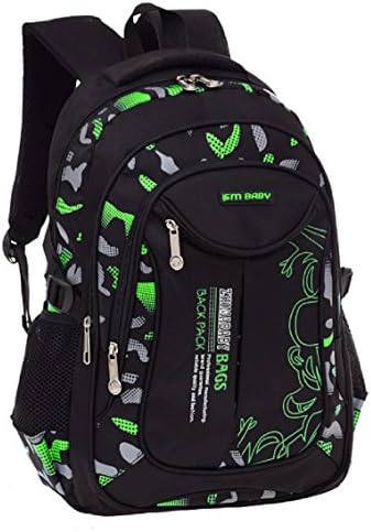 Blue-Camouflage Backpacks for Boys School Elementary, Camouflage Boys School Bags Capacity Bookbags
