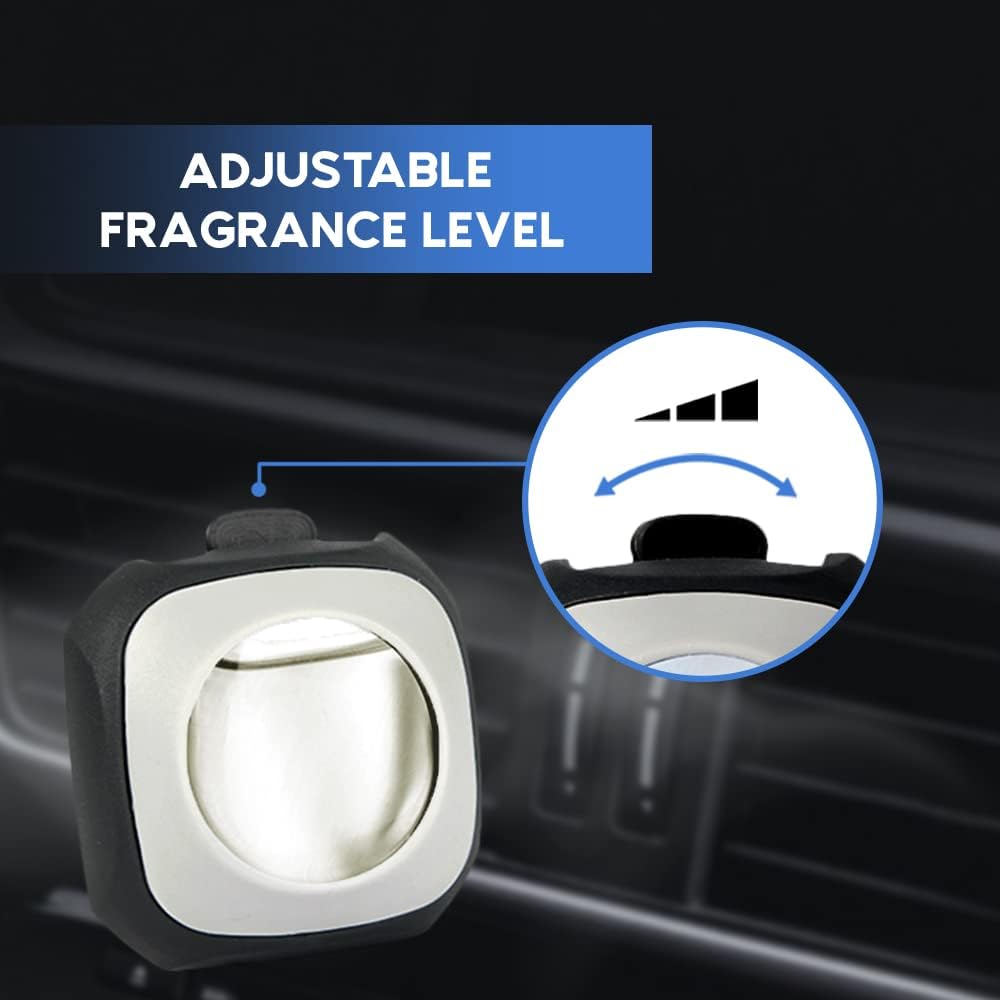 Air Jungles New Car Scent Car Air Freshener Clip, 6 Car Freshener Vent Clips, 4ml Each, Long Lasting Air Freshener for Car, Up to 180 Days Car Refresher Odor Eliminator
