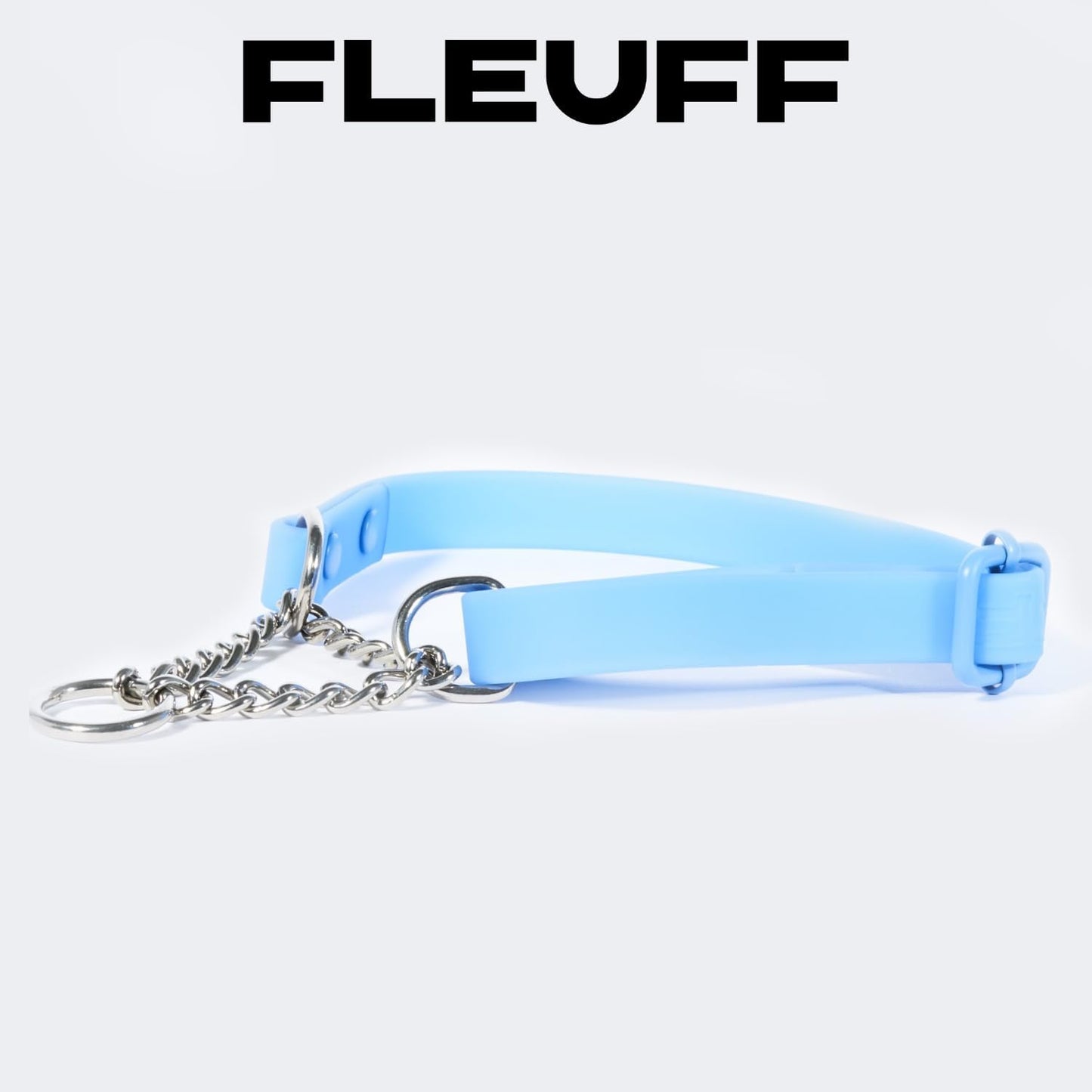 Fleuff Waterproof Martingale Dog Collar (Mellow Yellow, Medium)