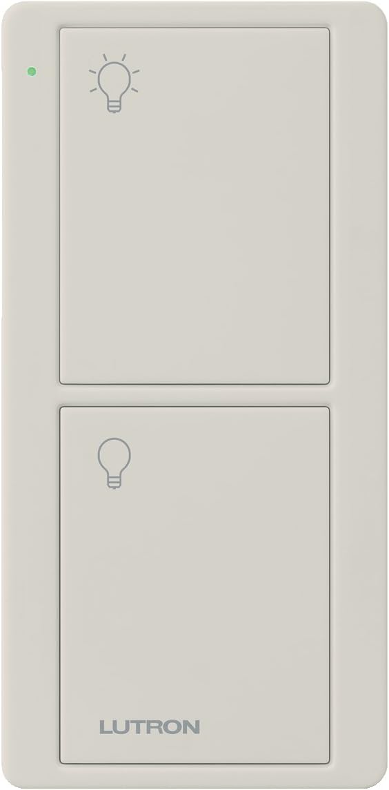 Lutron On/Off Switching Pico Remote for Caseta Smart Home Switch | PJ2-2B-GWH-L01 | White