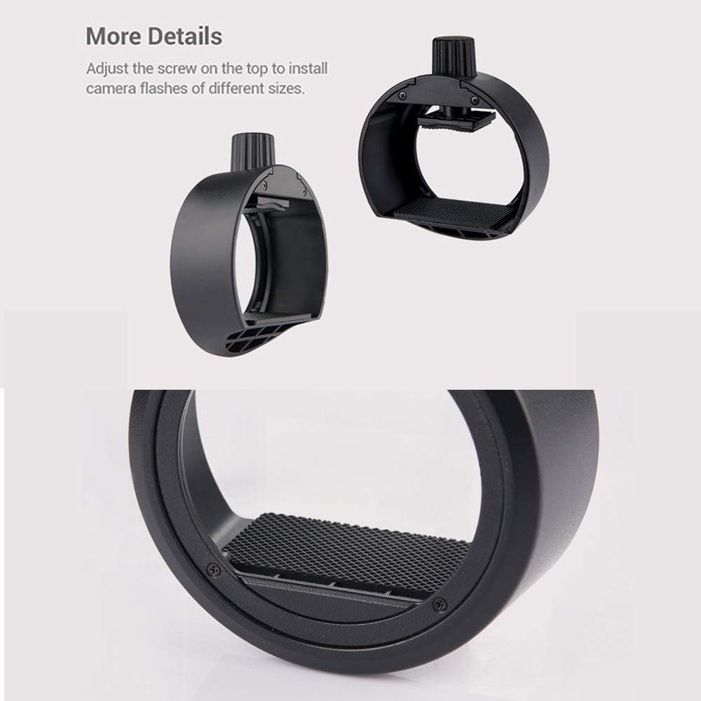 Godox S-R1 Adapter with AK-R1 Round Head Accessories Compatible for Yongnuo Canon Nikon Sony Camera Flash Speedlight and Godox TT685 V860II V350 TT600 TT350 V850II