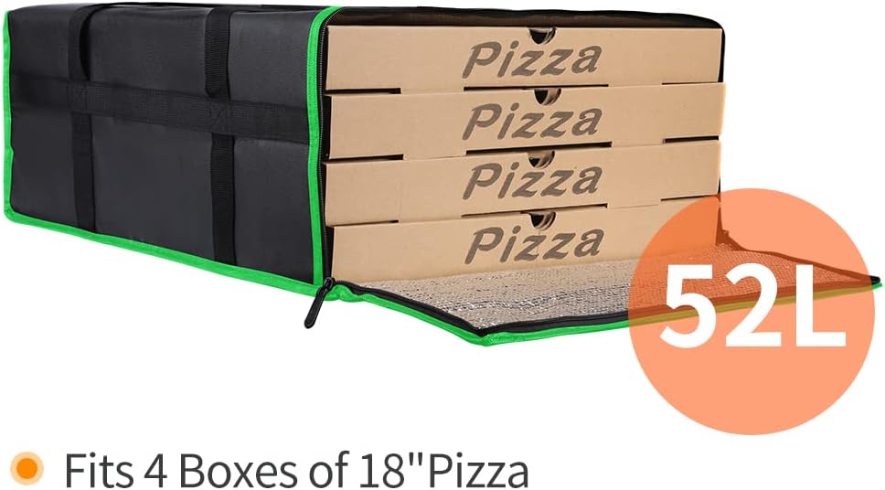 Purilite Select™ Insulated Food Delivery Bag – Extra Large Thermal Carrier for Hot & Cold Food Transport