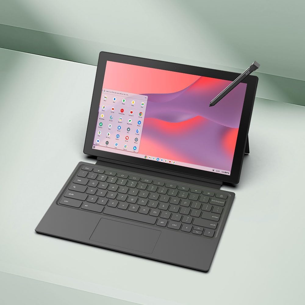 Acer Chromebook | 11" FHD+ Touch Detachable Laptop | 8GB LPDDR4, 128GB eMMC | Mediatek MT8186 | ChromeOS | CW311-3HN | Keyboard & Stylus icluded