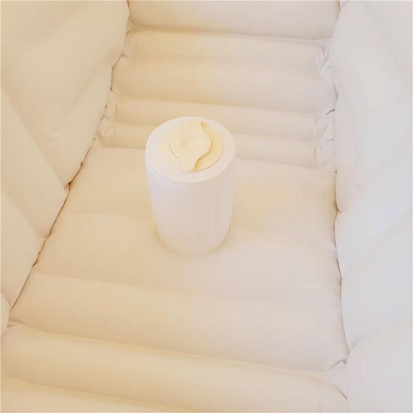Baby Bath Tub, Inflatable Toddler Wash Tub Bath Seat With Pump | Adjustable Bathing Support Seat, Foldable Sitting Shower Bathtub For Camping Beach Travel Outdoor