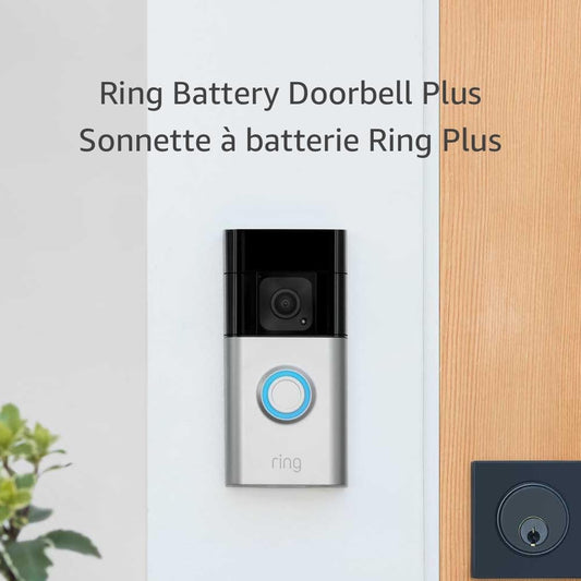 Ring Battery Doorbell Plus (newest model), Head-to-Toe HD+ Video, motion detection & alerts, and Two-Way Talk