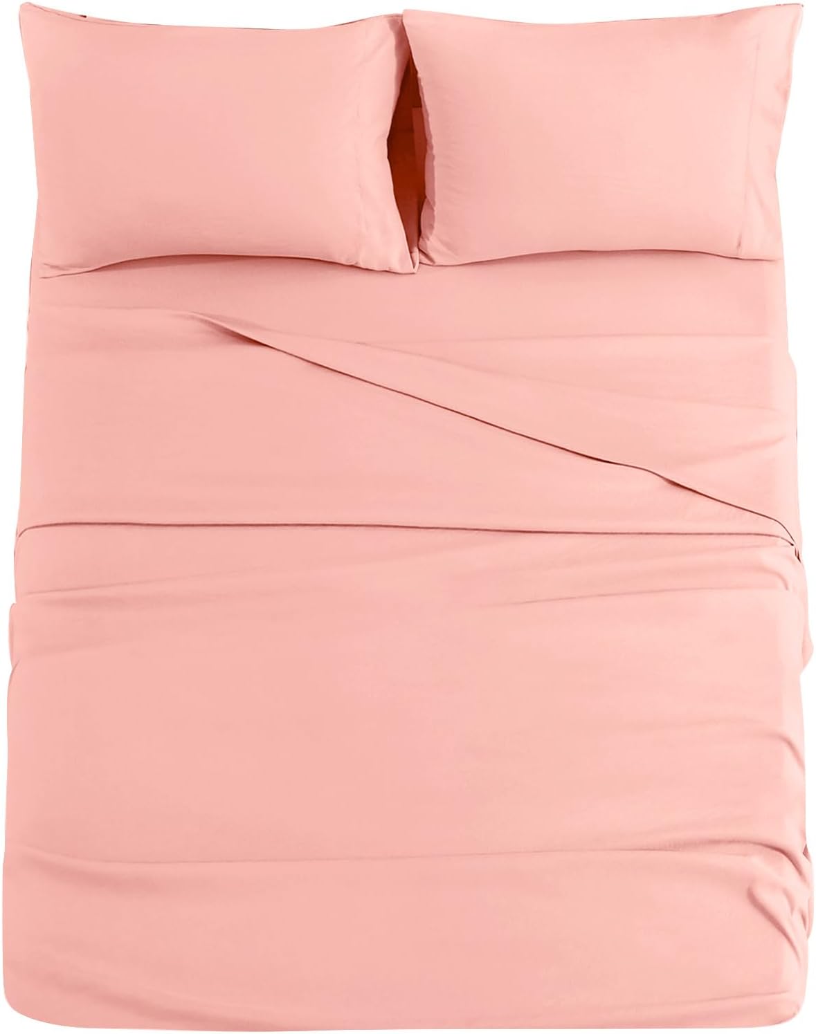 JOLLYVOGUE Queen Size Bed Sheet Set - 4 Piece Bed Sheets Set with Deep Pocket - Soft Breathable & Cooling - Resists Shrinkage & Fading Draps Queen - Easy Care (Dark Grey)