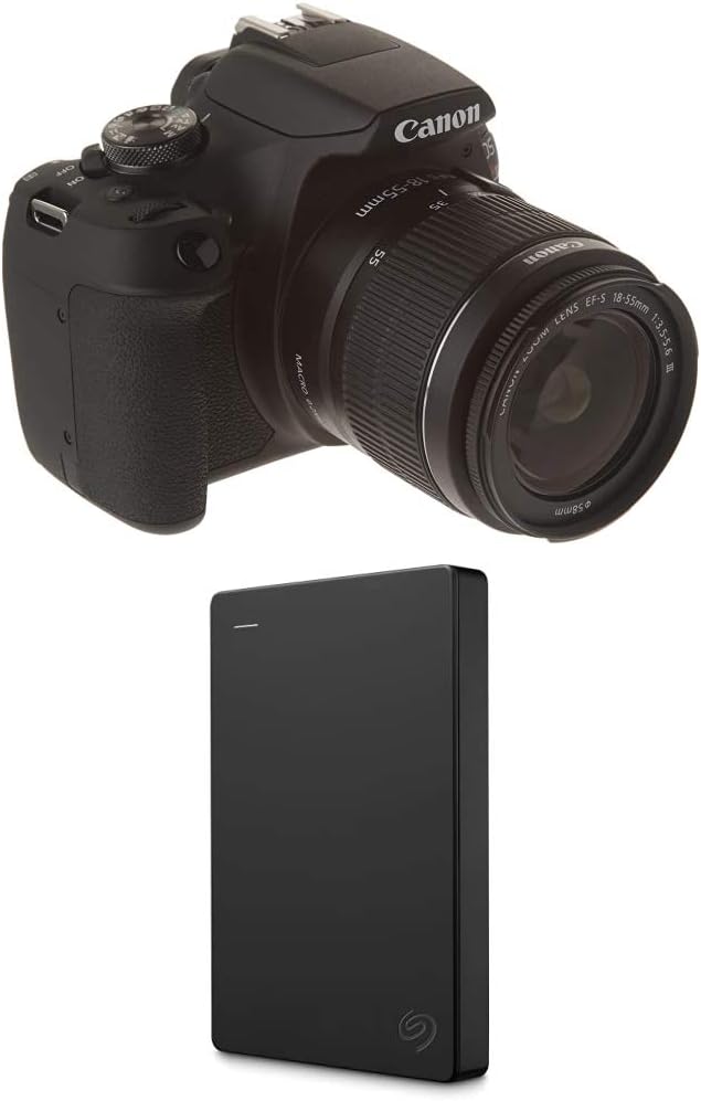 Canon EOS Rebel T7 18-55mm DC III Kit with Full HD Video Wi-Fi and NFC Kit