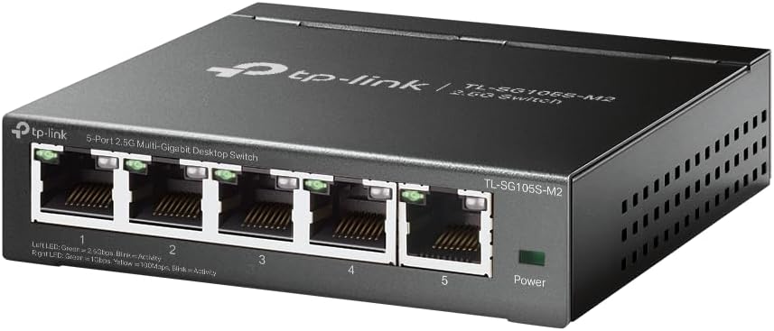 TP-Link TL-SX1008 | 8 Port 10G/Multi-Gig Unmanaged Ethernet Switch | Desktop/Rackmount | Plug & Play | Sturdy Metal Casing | Limited Lifetime Protection | Speed Auto-Negotiation