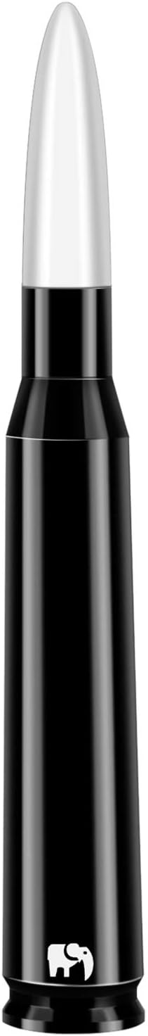 ONE250 Bullet Style Antenna, Compatible with Dodge RAM (RAM 1500, RAM 2500 or RAM 3500 1994-2024) & Ford F-Series (F-150 F-250 F-350 Super Duty Ford Raptor Ranger Trucks 1997-2024) (Silver)