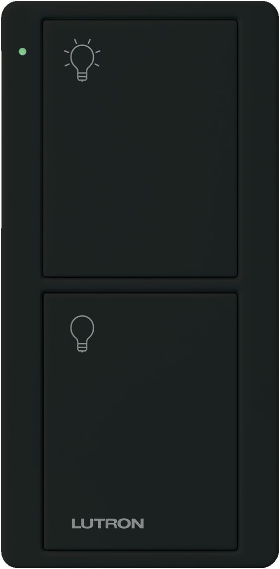 Lutron On/Off Switching Pico Remote for Caseta Smart Home Switch | PJ2-2B-GWH-L01 | White