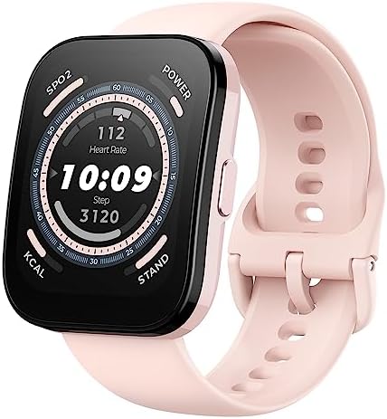 Amazfit Bip 5 Smart Watch Health & Fitness Tracker for Men Women, GPS, Alexa Built-In, Bluetooth Phone Calls, 10-Day Battery, 24H Heart Rate Sleep Monitoring, for Android & iPhone, White