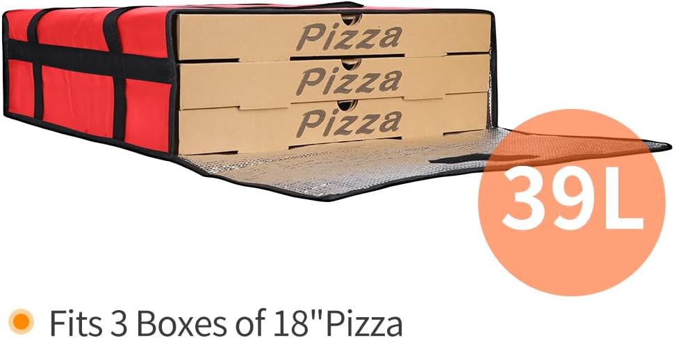 Purilite Select™ Insulated Food Delivery Bag – Extra Large Thermal Carrier for Hot & Cold Food Transport