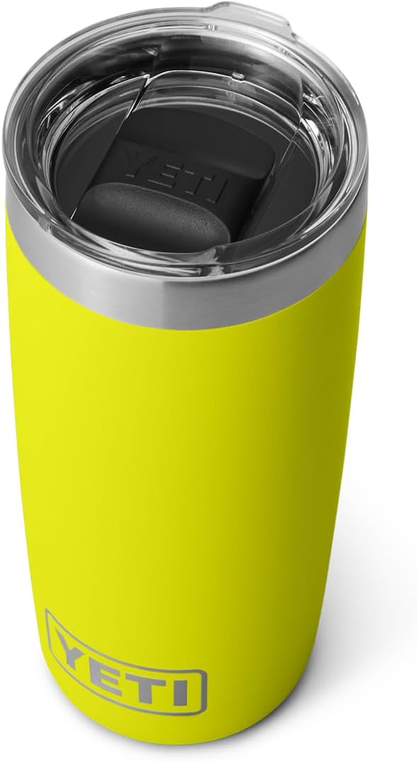 YETI Rambler 10 oz Tumbler, Stainless Steel, Vacuum Insulated with MagSlider Lid, White