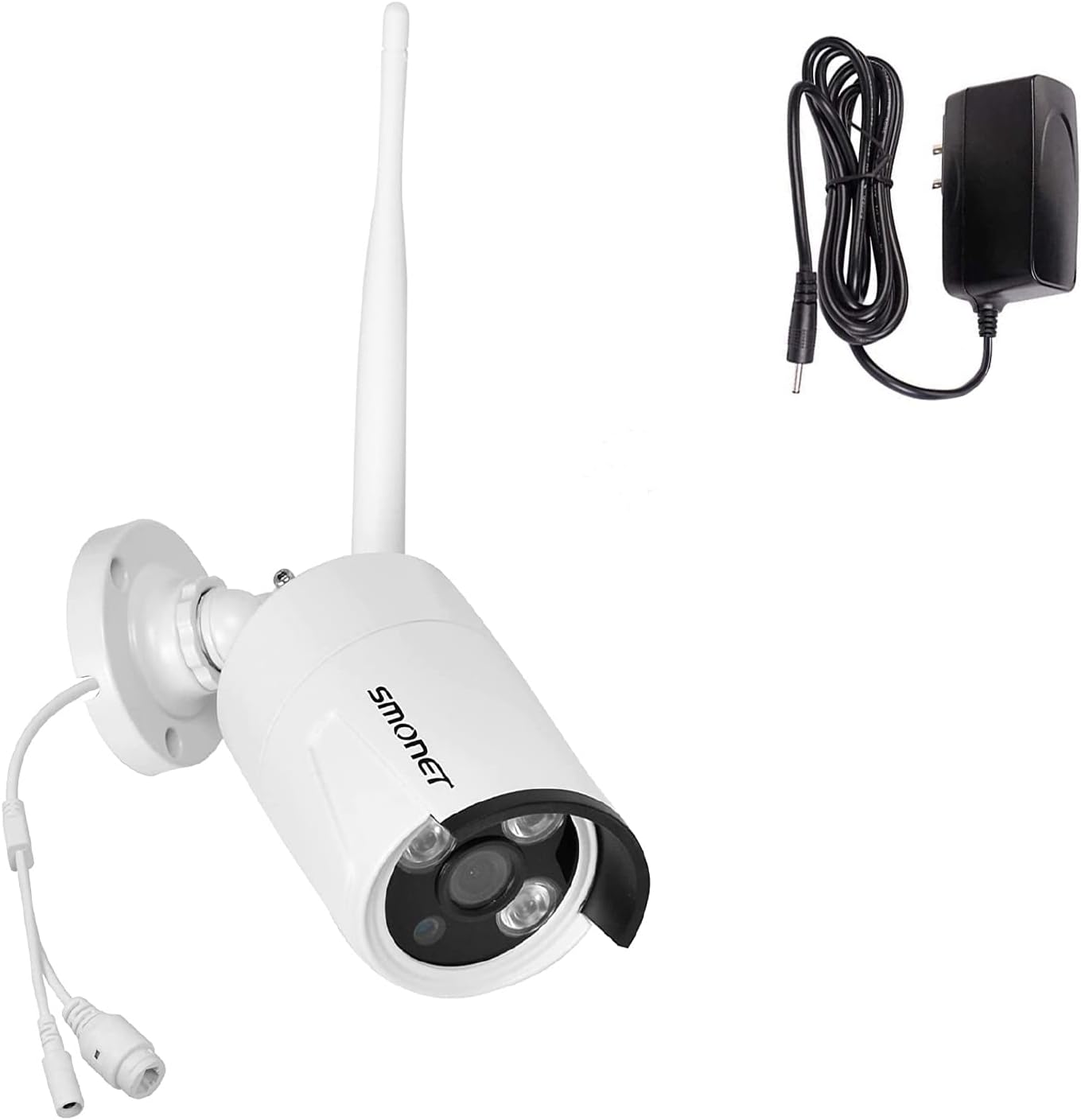 SMONET 1080P Wireless IP Camera Outdoor, Check If It Can Work for You Before Your Order. Replacement and Extra Camera 1080P Camera System Only. High Resolution IR Cut 65Ft Night Vision.