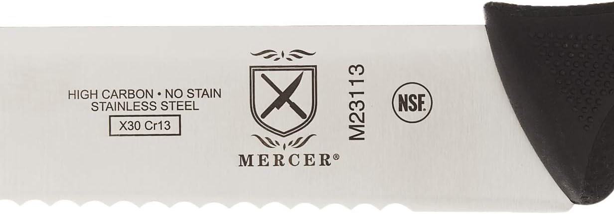 Mercer Culinary M23860 Millennia Black Handle, 8.5-Inch Narrow, Fillet Knife