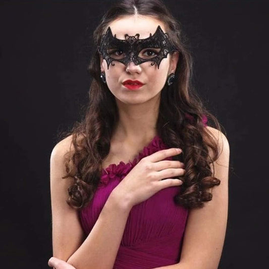Reuglobal Masquerade Lace Eye Mask for Party - PuriLite