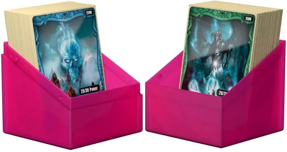 Ultimate Guard Boulder 100+ Classic, Deck Case for 100 Double-Sleeved TCG Cards, Onyx, Secure & Durable Storage for Trading Card Games, Soft-Touch Finish
