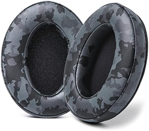 WC PadZ - The Ultimate Upgraded Earpads by Wicked Cushions - Compatible with Audio Technica, HyperX, SteelSeries Arctis & More - Extra Thick - Bigger Opening - Softer Memory Foam | (90s Black)